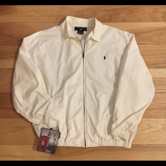 polo ralph lauren jacket white